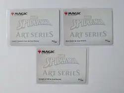 MTG Art Series Marvel’s Spider-Man Art Card LOT Peter, Strength Will, Lizard - Image 2