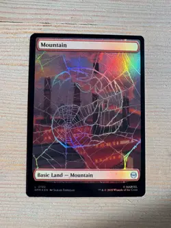 Mountain, Basic Land - 192 - MTG: Marvel’s Spider-Man: Eternal - Common - FOIL - Image 1