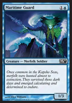 Maritime Guard - Medium Play MTG Magic 2011 Core Set - Image 1