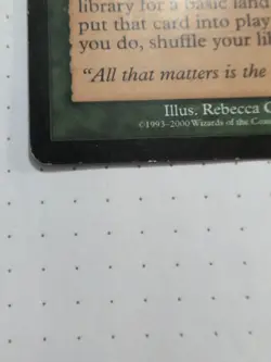 Quirion Trailblazer Invasion 205/350 MTG 2000 EX Condition Rebecca Guay - Image 3