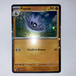 Pokemon Paldea Evolved Pupitar Uncommon Cosmos Holo 111/193 - Image 1