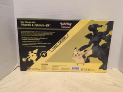 2021 Pokemon Pikachu & Zekrom GX Tag Team Premium Collection Sealed Box ES Packs - Image 2