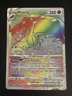 Mawile VSTAR 200/195 Pokemon Silver Tempest Rainbow Secret Rare Holo NM - Image 1