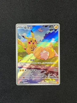 Pokemon TCG S-Chinese Pikachu Psyduck 171/151 AR Full Art 151C Hope Exclusive NM - Image 5