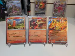 Charizard ex Super Premium Collection Pokemon TCG Promo Set 161 004 005 NM - Image 1