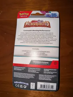Pokemon TCG Paldea Evolved Checklane Blister Smoliv FACTORY SEALED - Image 4