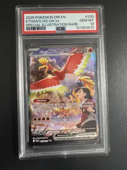 Pokemon Ethan's Ho-Oh EX Destined Rivals 230/182 PSA 10 Gem Mint - Image 1