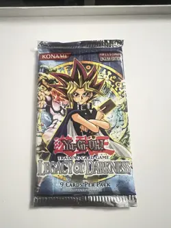 Yugioh Legacy of Darkness Unlimited Booster Pack Brand New Factory Sealed! - Image 1