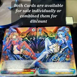 DIY Rei Ayanami Evangelion SP Card Weiss schwarz EVA/S01-D02SP Signed TCG - Image 5