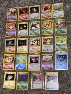 Pokemon 1st Edition Team Rocket Complete 24 Card Common Lot NM - Image 2