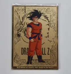 Dragon Ball Z 1998 Trading Cards Series 2 - Goku gold foil - Image 1