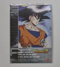 Dragon Ball Z 1998 Trading Cards Series 2 - Goku gold foil - Image 2