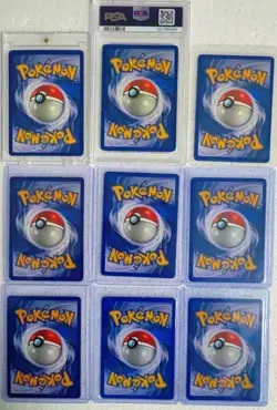 Pokemon TCG Base, Base 2, Expedition: Alakazam Kadabra Abra 9 Card Lot - Image 2