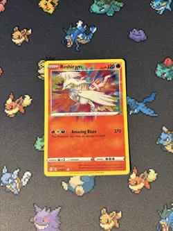 Pokemon Cards Reshiram 017/072 Amazing Rare Shining Fates - (NM) #2 - Image 1