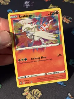 Pokemon Cards Reshiram 017/072 Amazing Rare Shining Fates - (NM) #2 - Image 2