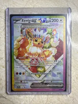 Pokemon Prismatic Evolutions Super-Premium Collection Eevee EX Promo Card 174 NM - Image 1