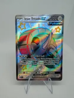 Pokemon Card Iron Treads EX 073 Scarlet & Violet Black Star Promo NM - Image 1