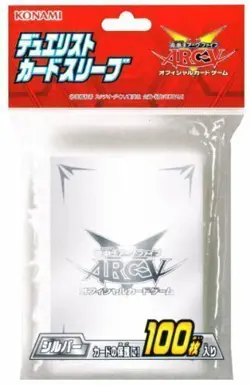 Limited YuGiOh! ARC-V OCG SILVER Duelist Card Sleeve Protector 100pcs JAPAN - Image 1