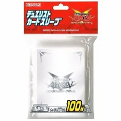 Limited YuGiOh! ARC-V OCG SILVER Duelist Card Sleeve Protector 100pcs JAPAN - Image 2