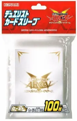 Limited YuGiOh! ARC-V OCG GOLD Duelist Card Sleeve Protector 100pcs JAPAN - Image 1