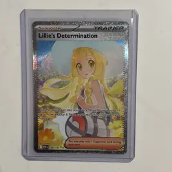 Lillie’s Determination Pokemon Card SIR 184/132 Mega Evolutions English - Image 1