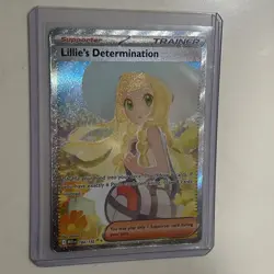Lillie’s Determination Pokemon Card SIR 184/132 Mega Evolutions English - Image 2
