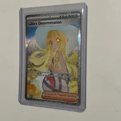 Lillie’s Determination Pokemon Card SIR 184/132 Mega Evolutions English - Image 3