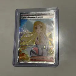 Lillie’s Determination Pokemon Card SIR 184/132 Mega Evolutions English - Image 4