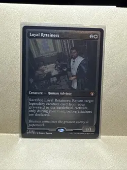 Loyal Retainers (Foil Etched) Commander Masters Foil - Image 1
