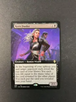 Keen Duelist - Commander 2021 - Extended Art - MTG - MAGIC THE GATHERING - Image 1