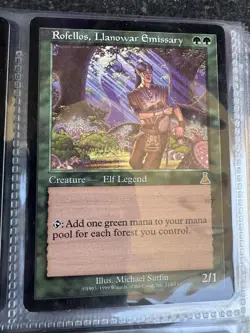 Rofellos, Llanowar Emissary LP MTG Magic the Gathering Urza's Destiny - Image 1