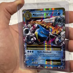 Pokemon Mega M Blastoise EX Holo Card 22/108 XY-Evolutions Ultra Rare LP 2016 - Image 2