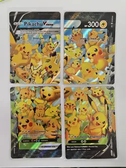 Pikachu V-Union Complete Set SWSH139 SWSH140 SWSH141 SWSH142 Pokemon Card - Image 1