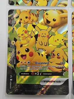 Pikachu V-Union Complete Set SWSH139 SWSH140 SWSH141 SWSH142 Pokemon Card - Image 4