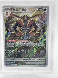 Pokemon Scarlet & Violet Kingambit #220 PSA 9 Illustration Rare - Image 2
