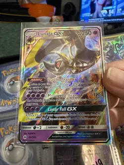 Pokemon TCG Lunala GX Sun & Moon Base Set 66/149 Holo NM Ultra Rare 2016 H48 - Image 1
