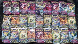 Lot of 28: Pokemon TCG Sword & Shield Era Booster Packs (Fusion Strike Included) - Image 1