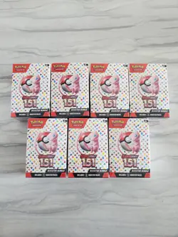Pokemon TCG Scarlet and Violet 151 Booster Bundle Set - Sealed 7 Bundles Total 820650853210 - Image 1