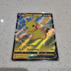 Pokemon - Pikachu V 086/264 Fusion Strike Ultra Rare Holo Near Mint NM - Image 1