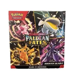Pokemon TCG SV4.5 Paldean Fates Booster Bundle (6 Packs), SEALED, BRAND NEW - Image 1