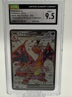 2023 Pokemon Charizard ex Holo #056 Promo Premium Collection - CGC 9.5 Mint+ - Image 1
