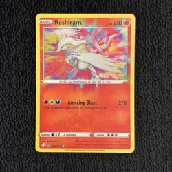 Reshiram 017/072 -- Pokemon TCG Shining Fates -- NM - Holo Amazing Rare - Image 1