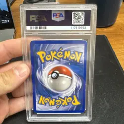 Swirl PSA 5 Hitmonchan EX 98/109 EX Ruby & Sapphire Holo 2003 English Pokemon - Image 2