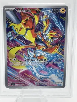 Pokemon TCG - Zeraora Illustration Rare 151/142 - Stellar Crown - PSA 10 - Image 2