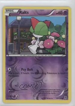 Ralts Reverse Foil Pokemon Black & White Plasma Storm #59 1q9 - Image 1