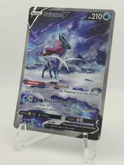 Suicune V GG38/GG70 NM | Pokemon TCG Sword Shield Crown Zenith Galarian Gallery - Image 1