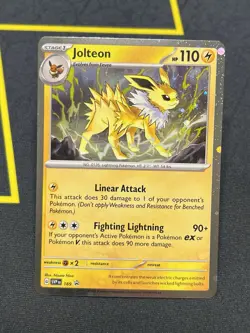 Jolteon 169 Cosmos Holo Black Star Promo Prismatic Evolutions Pokemon TCG NM - Image 1