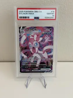 Sylveon VMAX 0914/15 2025 Pokemon Gem Pack Vol. 2 Simplified Chinese PSA 10 - Image 1