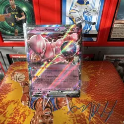 Team Rocket’s Mewtwo ex SVP 216 Pokemon Black Star Promo Destined Rivals Free Sh - Image 1