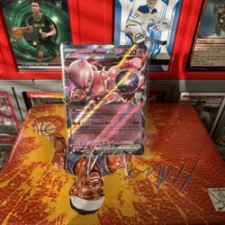 Team Rocket’s Mewtwo ex SVP 216 Pokemon Black Star Promo Destined Rivals Free Sh - Image 2